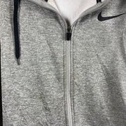 Grey Nike zip up Hoodie Men's Medium