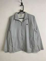 Grey Adidas Windbreaker Women's Large