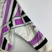 White and Purple Windbreaker Men's Small