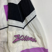 White and Purple Windbreaker Men's Small