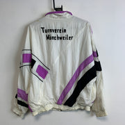 White and Purple Windbreaker Men's Small