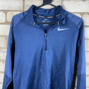 Navy Nike Dri-Fit Track Top Men's small