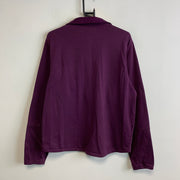 Purple North Face Quarter zip Men's Medium