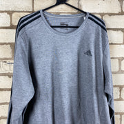 Grey Adidas Sweatshirt Men's XXL