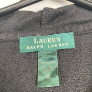 Black Lauren Ralph Lauren Full Zip Hoodie Womens Medium