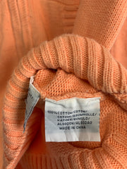 Peach Orange Polo Ralph Lauren Knitwear Sweater Women's Medium