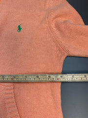 Peach Orange Polo Ralph Lauren Knitwear Sweater Women's Medium