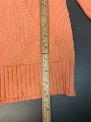 Peach Orange Polo Ralph Lauren Knitwear Sweater Women's Medium