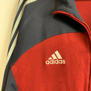 Red and Grey Adidas Track Jacket Men's Medium