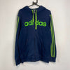 Navy Adidas Full Zip Hoodie Medium