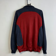 Red and Grey Adidas Track Jacket Men's Medium