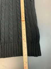 Black Ralph Lauren Cable Knit Sweater Women's Small