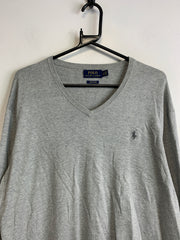 Grey Polo Ralph Lauren Jumper Men's Large