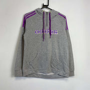 Grey Adidas Pullover Hoodie Womens Medium