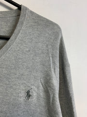 Grey Polo Ralph Lauren Jumper Men's Large