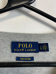 Grey Polo Ralph Lauren Jumper Men's Large