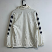 Vintage 90s White Adidas Windbreaker Women's Large