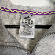 Grey Adidas Pullover Hoodie Womens Medium