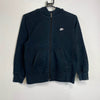 Navy 2000s Nike Full Zip Hoodie Womens Medium