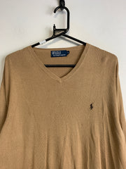 Brown Polo Ralph Lauren Jumper Men's Medium