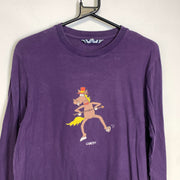 Vintage Purple Woody Longsleeve T-Shirt Small
