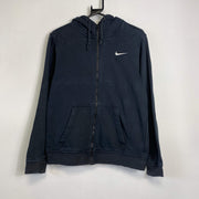 Navy Nike Full Zip Hoodie Small