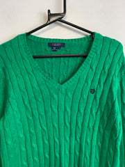 Green Chaps Knitwear Sweater Women's Large