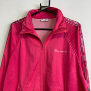 Pink Champion Track Jacket Women's Large