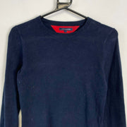 Navy Tommy Hilfiger Knit Sweater Small