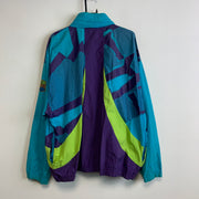 Purple and Blue Nike Windbreaker Men's XL