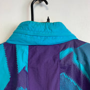 Purple and Blue Nike Windbreaker Men's XL