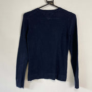 Navy Tommy Hilfiger Knit Sweater Small