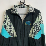 Vintage Black Windbreaker Men's Medium