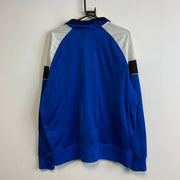 Blue and White Nike Track Jacket Men's XL