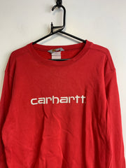 Red Carhartt Sweatshirt Men's Small