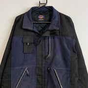 Black and Navy Dickies Raincoat Men's Large