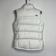 White North Face Down Gilet Jacket Womens Small