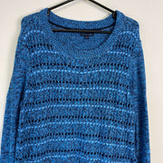 Blue Tommy Hilfiger Jumper Sweater XL Womens