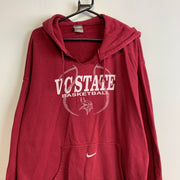 Vintage 90s Red Nike Hoodie Men's XXL