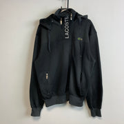 Black Lacoste Hoodie Men's Large