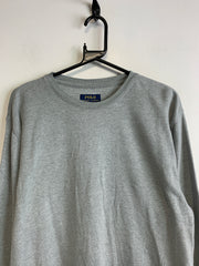 Grey Polo Ralph Lauren Sweatshirt Men's Large