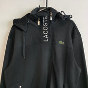 Black Lacoste Hoodie Men's Large