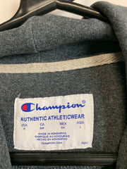 Black and Grey Champion Hoodie Men's Small