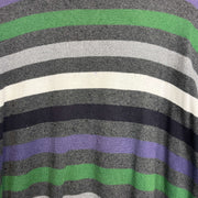 Grey Striped Tommy Hilfiger Sweater Jumper 2XL