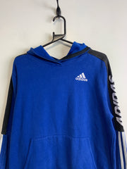 Blue Adidas Hoodie Youth's XL