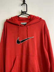 00s Red Nike Hoodie Men's Medium