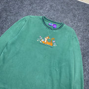 Green Disney Jumper Men's Large