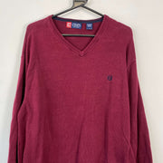 Burgundy Chaps Ralph Lauren Knit Jumper Sweater XL