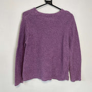 Purple L.L Bean Knit Jumper Sweater Womens Medium