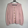 Vintage Pink Tommy Hilfiger Cardigan Sweater Womens XL